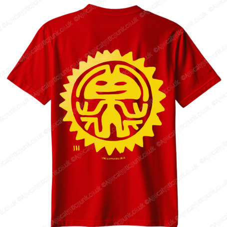 Spaceman Logo T-Shirt | Red and Yellow